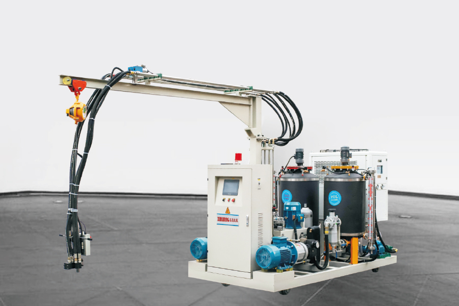 Kétkomponensű mobil poliuretán nagynyomású injekciós gép Kétkomponensű mobil poliuretán nagynyomású injekciós gép